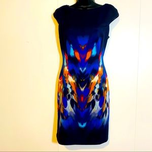 London Times multi-color dress size 8